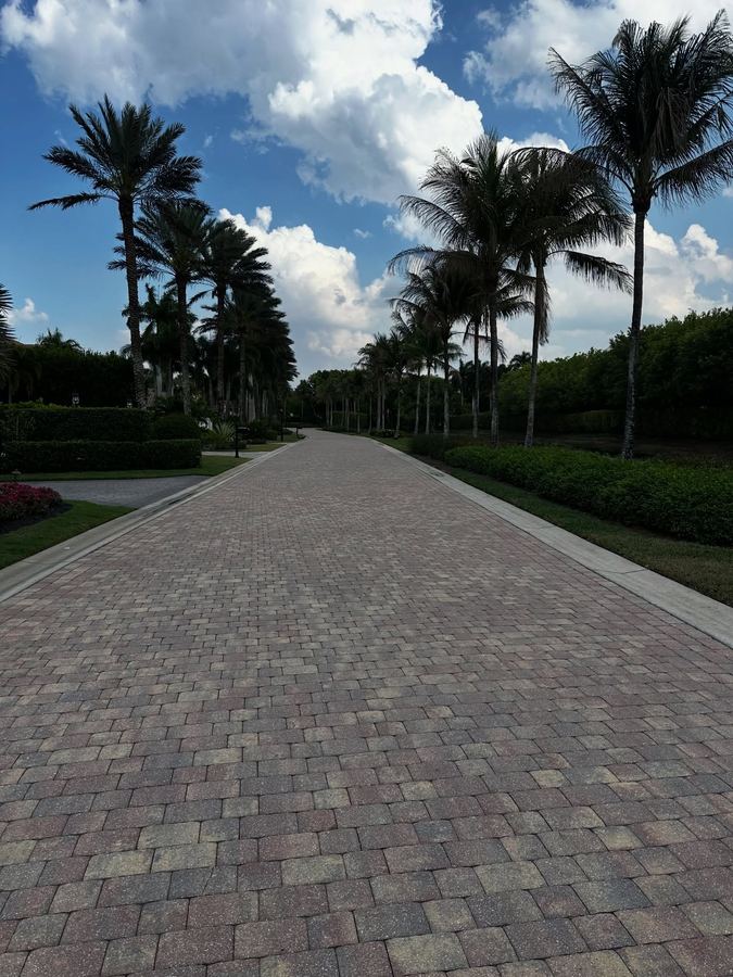 Luxury HOA community paver road Southwest Florida